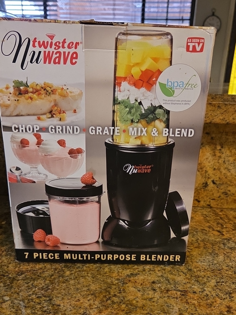 Twister NuWave Black 7-Piece Multi-Purpose Blender for Home Parties